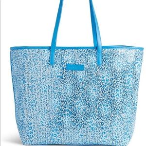 Vera Bradley silver sequin camo cat tote